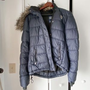 Puffy Winter Ski Coat